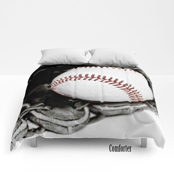 Baseball Comforter Baseball Duvet Cover Baseball Etsy
