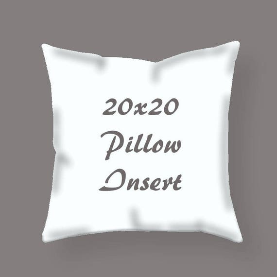 20 inch square pillow insert