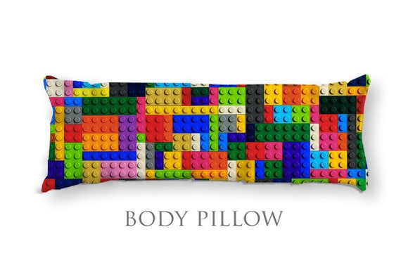 Lego Body Pillow Lego Bed Pillow Child Decor Colorful Body Etsy