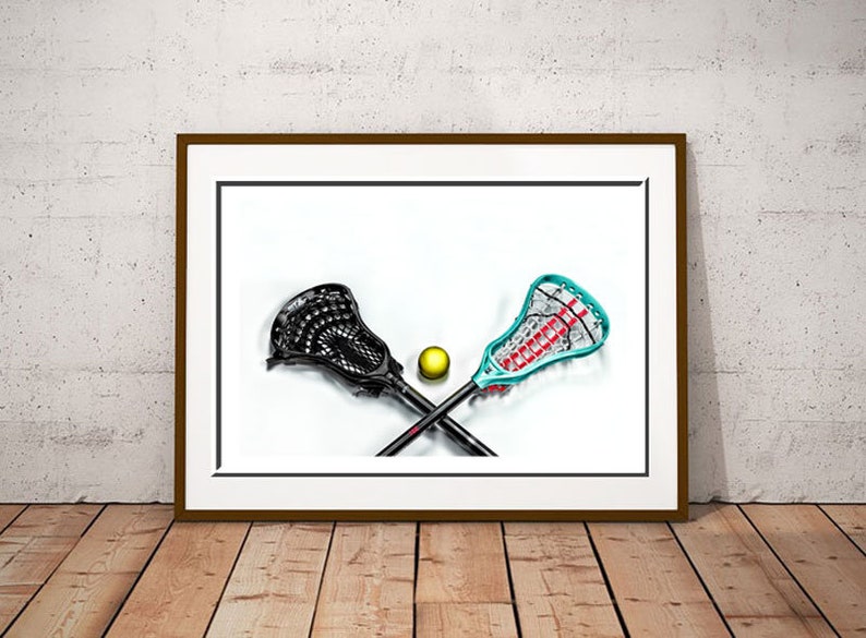 Lacrosse Wall ArtLacrosse ArtLacrosse PrintGirls & Boys Etsy