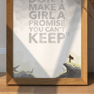Halo Poster - Cortana Quote Halo 5 Guardians A4 Art Print