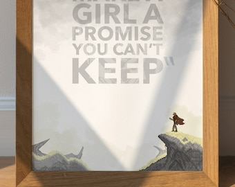 Halo Poster - Cortana Quote Halo 5 Guardians A4 Art Print