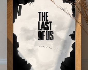 The Last of Us Poster, Video Game Art, The Last of Us Poster, Last of Us, Fireflies, Wall Art, Joel, Ellie, Gaming Poster, Gaming Print,