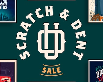 Scratch and Dent Poster Discounts - Imperfect or discontinued A3 Art Prints