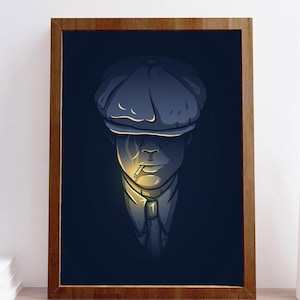 Peaky Blinders Print - Tommy Shelby Art TV Show Poster - A4, A3 and A2 Poster