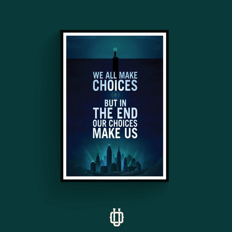 Bioshock Rapture Poster Andrew Ryan Quote Poster, Digital Downloadable