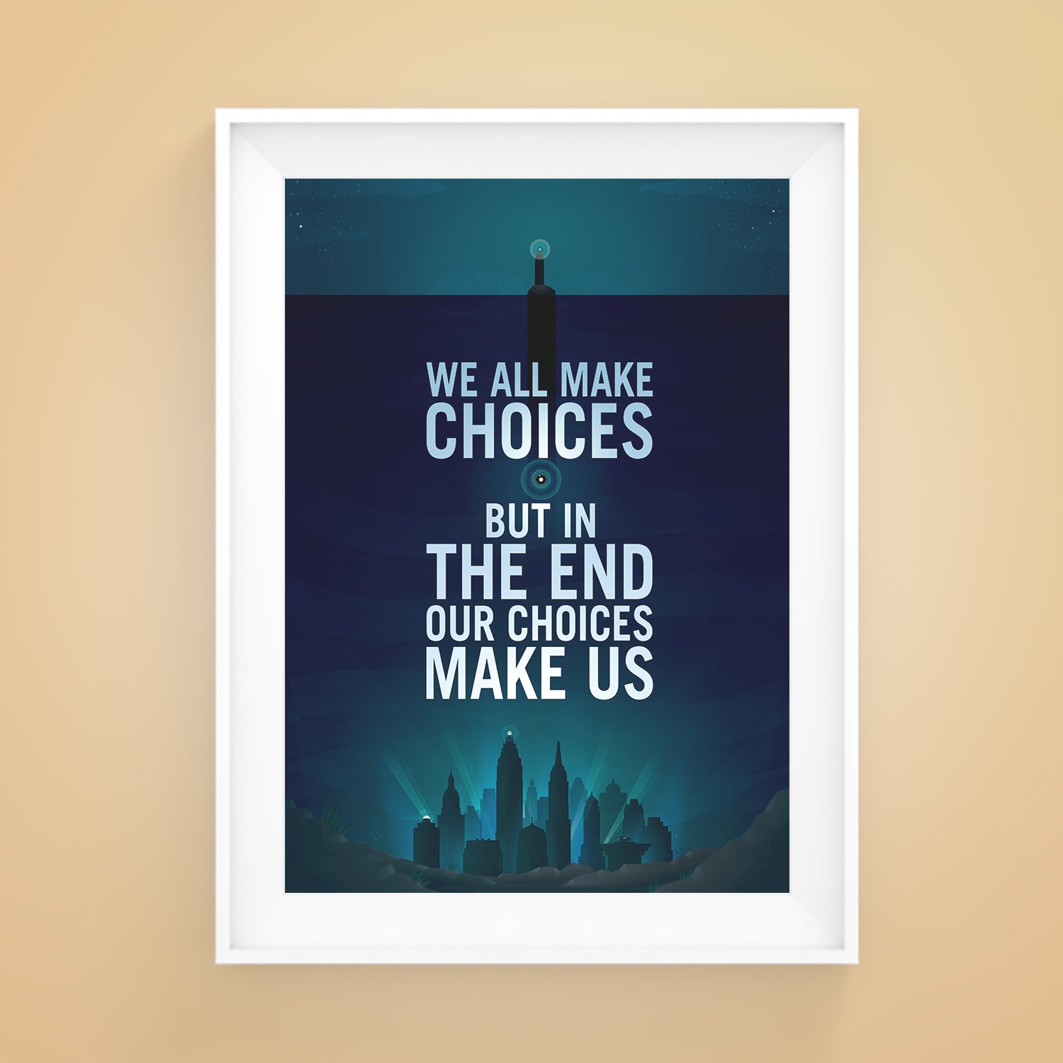 Bioshock Rapture Andrew Ryan Quote Poster | Etsy