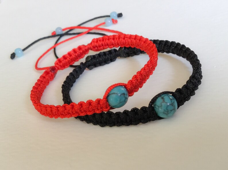 Men\u2019s Bracelet Women\u2019s Bracelet Stackable Bracelet Adjustable Bracelet Macrame Bracelet Turquoise Bracelet Dainty Bracelet.