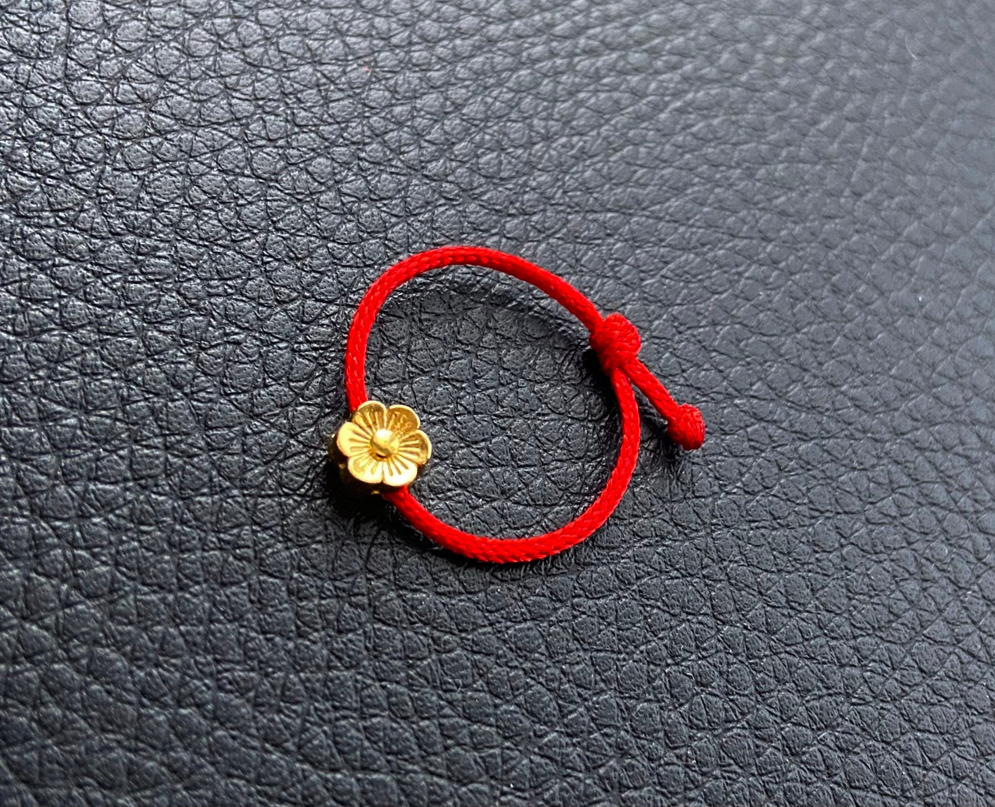 Red string of fate pinky ring - Etsy 日本