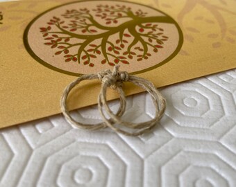 Hemp Rings Beaded Hemp Ring | Natural Stone | Adjustable - Etsy
