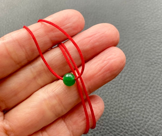 [COLD FRAME] / ☆ ETERNAL NEPHRITE JADE RED THREAD NECKLACE ETERNAL NEPHRITE JADE RED THREAD NECKLACE