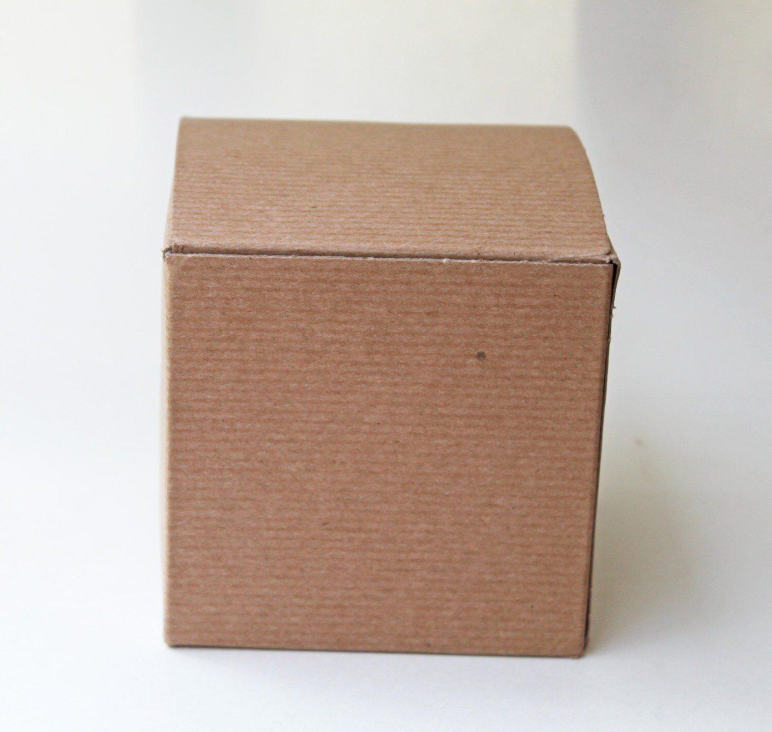 75 4x4x4 Pinstripe Kraft Box Kraft Gift Box Mug Box 4x4x4 Etsy