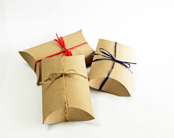 50 5.5x7x2 pillow box pacagking, pillow pack box, flat pillow packaging, small gift package, wedding favor boxes, shower favor boxes