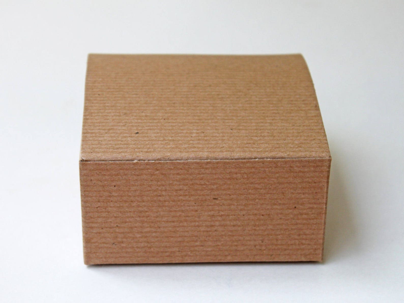 75 4x4x2 Boxes Kraft or White Boxes Tuck Top Boxes Cookie Etsy