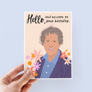 Monty Don Birthday Card