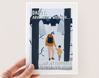Adventures With Daddy Father's Day Card