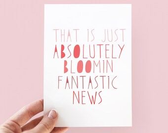 Congratulations Card - Well Done Card - Fantastic News Card - New Job Card - Driving Test Card - Exam Congratulations Card