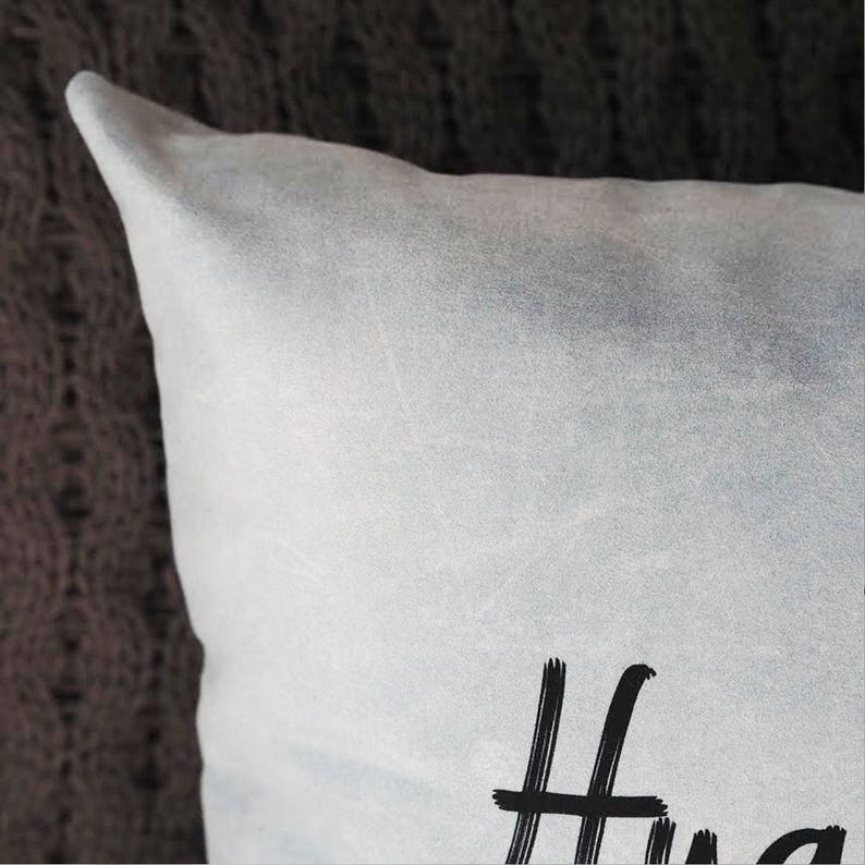 Home is Where the Hygge is Cushion Hygge Cushion Hygge Typography Quote Cushion Quote Cushion Interiors image 4