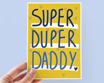 Super Duper Daddy Father's Day Card