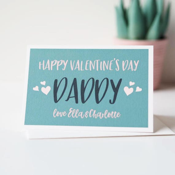 valentines card daddy
