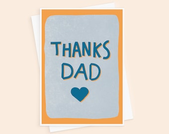 Thanks Dad Father's Day Card