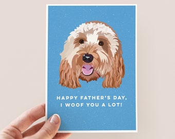Woof You A Lot Father's Day Card