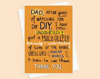 Funny DIY Father's Day Card