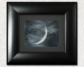 Bad Moon Rising, contemporary quarter-plate daguerreotype, Becquerel process, 2015