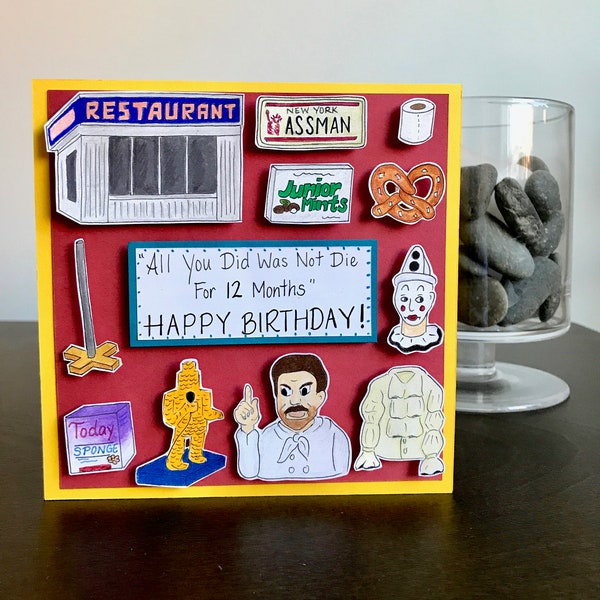 Seinfeld Birthday Card, Funny Seinfeld Card