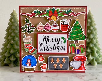 Christmas Cheer Card, Merry Christmas Card