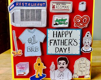 Seinfeld Father's Day Card, #1 Dad Card, Funny Seinfeld Card