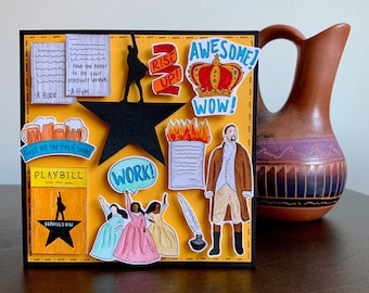 Hamilton Birthday Card, Hamilton Broadway Card, NYC Broadway Card