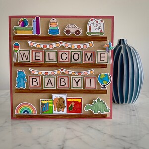 Carte de naissance, carte de baby shower, carte de bienvenue de bébé, carte de félicitations de bébé