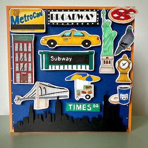 Tarjeta de Nueva York, tarjeta "Just Because" de Nueva York, tarjeta de viaje sorpresa de Nueva York, tarjeta de cumpleaños de la ciudad de Nueva York