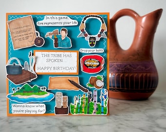 Survivor Birthday Card, The Tribe Has Spoken Card