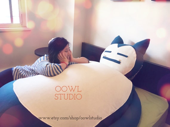 6ft Snorlax bean bag cover big size pokemon bean bag floor | Etsy