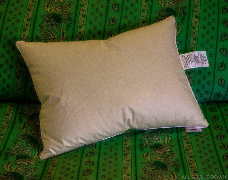 Petite Down Pillow Medium Weight 15x20 8 Oz Etsy