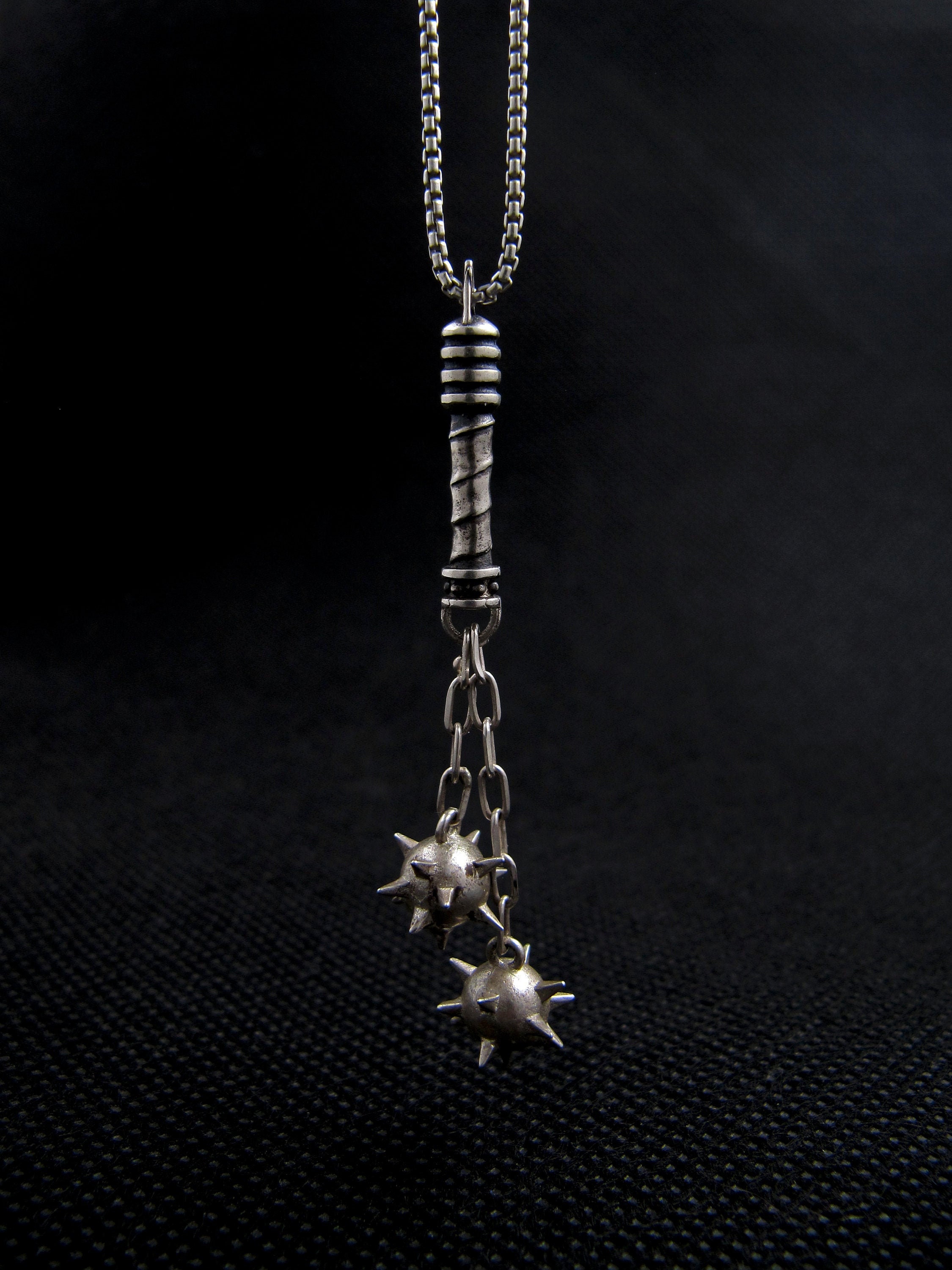 Ball and Chain Spiked Ball Flail Medieval Weapon Morning Etsy Ireland