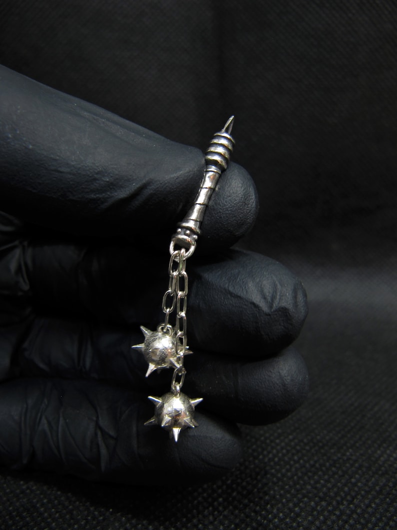 Ball and Chain Spiked Ball Flail Medieval Weapon Morning Etsy