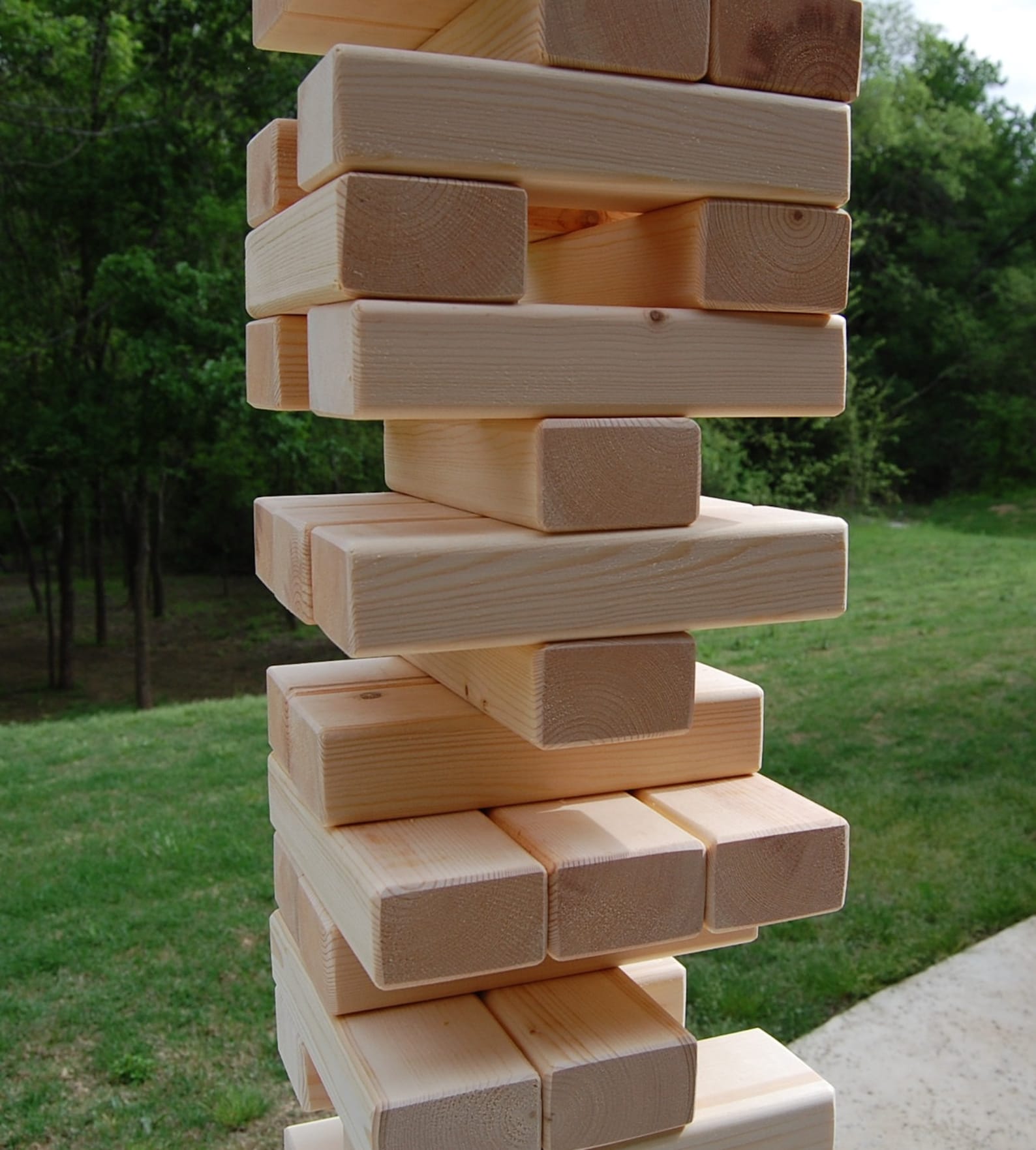 54 2x3 Giant Jenga Tumbling Wood Block Game FREE Etsy