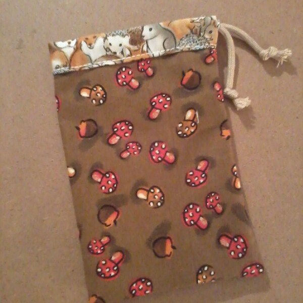 Woodland Drawstring Snuggy Bag