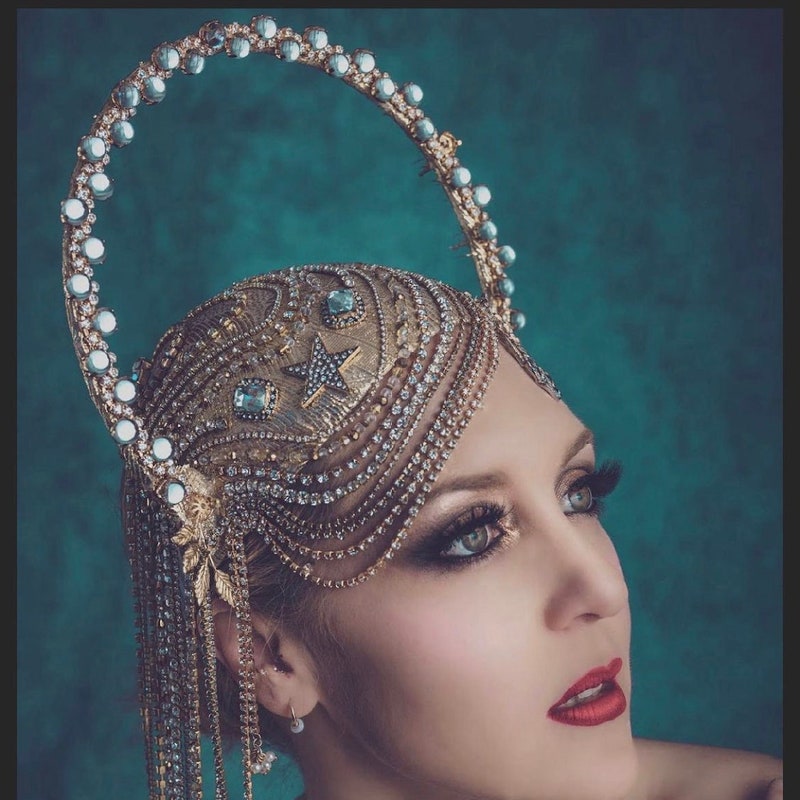 Headpiece Riddim Headpiece - Etsy