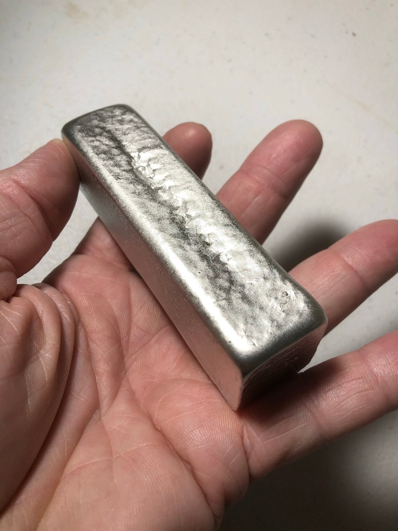 1 Pound Lead-Free Pewter Ingots image 1