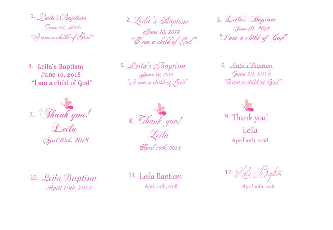 Baptism Candle Baptism Favors Christening Favors Etsy