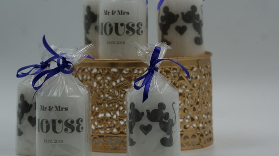 Disney Wedding Favor Candle For Wedding Favor Mickey And Etsy