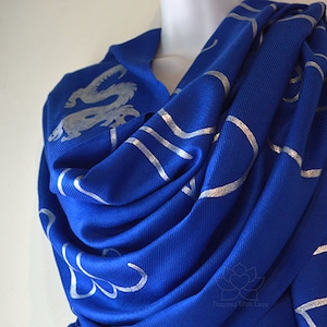 Custom Script Scarf, Personalized Hidden Secret Message Bridesmaid Proposal Wedding Gift, Friendship Literary Shawl (Viscose/Acrylic Blend)