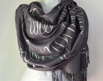 Custom Isaiah 41:10 Fear Not, For I Am With You Scripture Christian bible verse scarf, Strength Prayer Shawl gifts for her