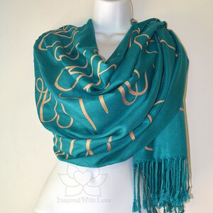 Custom I Can Do Everything Through Him Who Gives Me Strength scripture shawl, Philippians 4:13 Christian bible verse scarf gifts for her