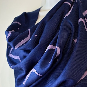 Custom Kol ha&#39;olam kulo gesher tzar me&#39;od Hebrew Tallit Prayer Shawl, The whole world is a very narrow bridge scarf, Custom Script Scarf