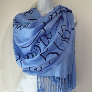 Custom Psalms 51:10 - Create in me a pure heart, O God Scripture Christian bible verse scarf, Renewal Prayer Shawl gifts for her